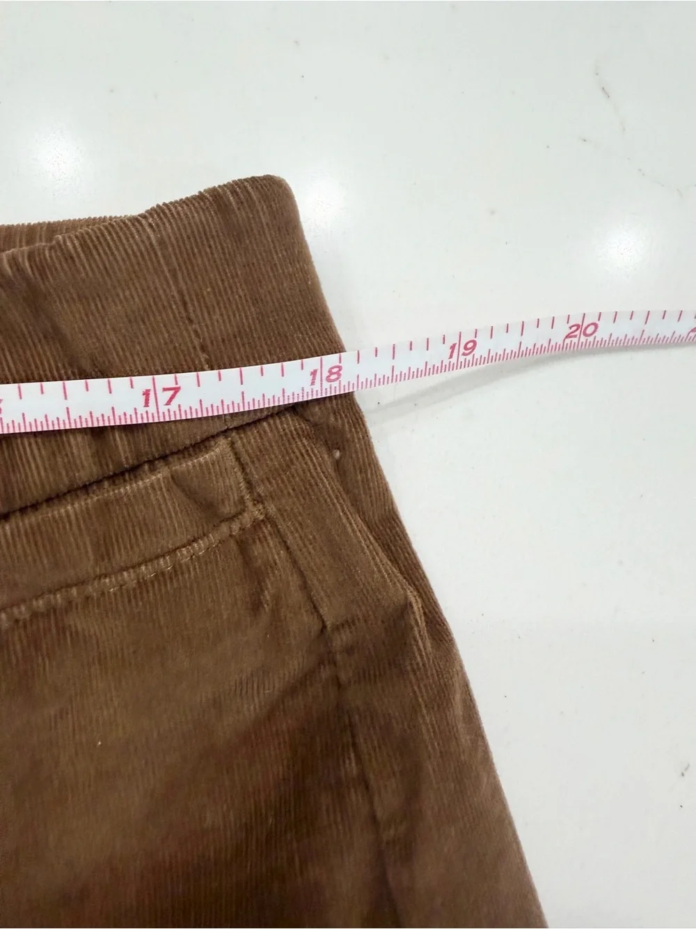 J.Jill Brown Corduroy Straight Leg Pants Petite 16 Fall Quiet Luxury